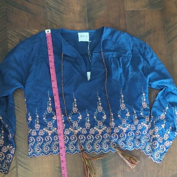 Embroidered Blue Skirt - Picture 5 of 8